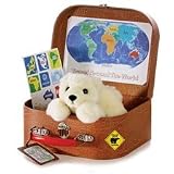 Aurora Plush 8" Travel Around the World Polar Bear