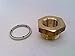 FESTO ELECTRIC D-1/2I-3/4A Brass Pneumatic Straight Threaded Adapter, G 3/4 Male Female G G Male 3/4IN 1/2IN