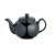 Kitchen Craft Coloured Pottery Teapot 4 Cup 0.75l - Black