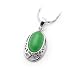 Collier Embleme - Argent 925/1000 - Jade