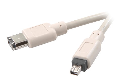 Teccus FireWire-Kabel IEEE 1394b, 4 pol. Stecker  4 pol. Stecker, 1,8m, grau Preisvergleich