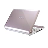 MSI U100-018US 10.1-Inch Pink Netbook - 3 Hour Battery Life