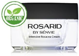 RosaRid Organic Cream For Rosacea - Powerful Natural Solution - Use For Irritation, Redness, Dryness &amp; Itching - Made in USA - 1.7oz by RosaRid