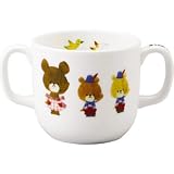 NARUMI くまのがっこう（レンジ、食洗機可） 両手付カップ【こども食器】 陶磁器 41027-6184