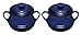 Read Le Creuset Stoneware Set of Two Bean Pots, Small, Graded Blue Details Le Creuset Stoneware Set of Two Bean Pots, Small, Graded Blue