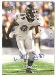 2008 Upper Deck Signature Shots #SS43 Mark Clayton - Baltimore Ravens (Autographed ) (Football Cards)