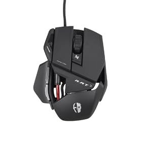 Cyborg - R.A.T. 3 - Souris filaire - Laser - 3 boutons programmables sp�cial gaming - Noir