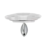 :USE Ollipsis Glass Toothbrush Holder, Polished Chrome by 