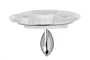 :USE Ollipsis Glass Toothbrush Holder, Polished Chrome