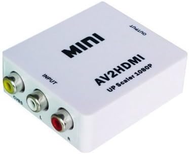 Wontop MINI AV2HDMI Converter 2RCA/ CVS/3 RCA Composite Video AV to Mini HDMI Video Converter for TV/PC/PS3/Blue-Ray DVD