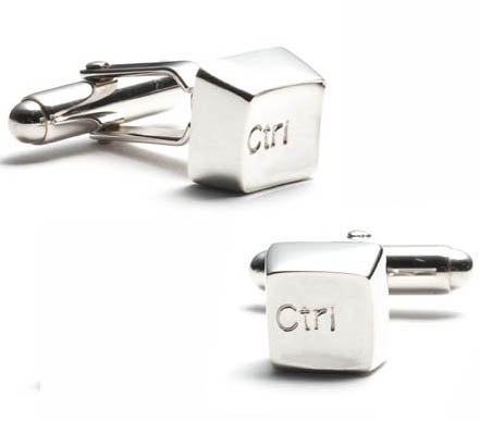 Control Key computer Silver Cufflinks Cuff Links photo Control Key computer Silver Cufflinks Cuff Links