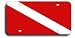 Diver Down License Plate
