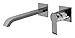 Graff G-6236-LM38W-PC Qubic Wall Mounted Lavatory Faucet Single Handle Polished Chrome
