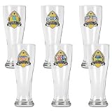 Pittsburgh Steelers 6X Super Bowl Champions 6 Piece Pilsner Glass Set