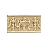 Adex USA Hampton Listello Empire 3 x 6 Taupe Ceramic Tile & Stone
