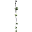 Semi Precious Amazonite Stone Drop Belly Ring