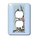 Florene Patriotic - Lady Freedom - Light Switch Covers - 2 plug outlet cover