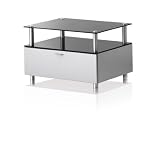 Just-Rack JRS 81 SL - Silber Schublade Universalm&ouml;bel f&uuml;r Flachbildschirme TV - und Audio Ger&auml;te