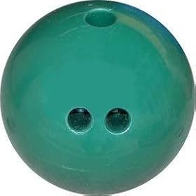 Buy Bowling Ball - Cosom, 5 Lb. Dark Green Rubberized Olastic - Sports Games