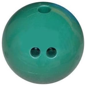 Buy Bowling Ball - Cosom, 5 Lb. Dark Green Rubberized Olastic - Sports Games