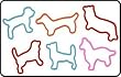 Glow in the Dark Zany Bandz Bag O Dogz Ii Rubberbands Dogs KID TOY Dogs