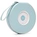 Swing Solo CD Case Holds 20 CDs, Two CDs Back to Back in Archival Plastic Sleeves with Soft Poly Divider, Aqua
