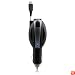 Naztech Reactor Retractable Micro USB Charger with USB Charging Port - BlackBerry, Cal-Comp, HTC, LG, Samsung, Nokia, and Sony Ericsson