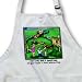 Roadkill Petting Zoo - BLACK Full Length Apron With Pockets 22w X 30l