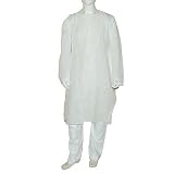 Indian Clothing Cotton Embroidered Kurta Pajama Size L Chest :44 inches