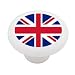 British Flag Union Jack Decorative High Gloss Ceramic Drawer Knob