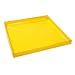 New Pig PAK292 PVC Collapsible Utility Tray, 54.8 Gallon Sump Capacity, 48" Length x 48" Width x 5-1/2" Height, Yellow