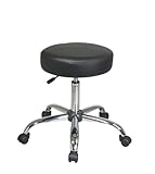 Pneumatic Drafting Chair with Vinyl Seat