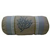 C & F Enterprises Decorative Pillow Neck Roll - Natural Shells Coral