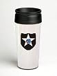 16 oz. Double Wall Insulated Tumbler with 2 infantry division - Paper Insert