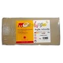 Solargil - Pain de 5 kg - argile naturelle à modeler - blanche