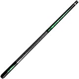 Emerald Green Designer 2 Piece Pool Cue with Case by TGT - Billiards Cue Stick Designer Hardwood