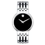 Movado Men's Esperanza Stainless Steel Bracelet Black Dial Watch #0606071