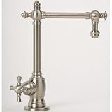 Towson Hot Water Filtration Faucet with Cross Handle Finish: Distressed Antique Pewter Towson Hot Water Filtration Faucet with Cross Handle Finish: Distressed Antique Pewter