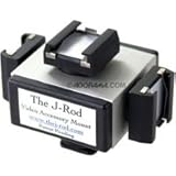 The J-Cube, Camera Shoe-mounted Video Accessory Mounting System, with 3 Mounting Points - Silver/Black