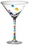 Signature Housewares Celebrate 10-Ounce Martini Glasses, Set of 4
