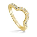 18k Yellow Gold Diamond Wedding Band.