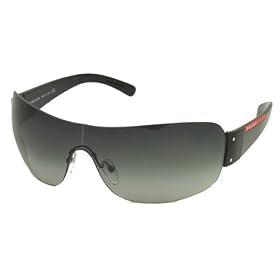  AUTHENTIC PRADA SPORT SUNGLASSES SPS 07F BLACK 1AB-5D1 SPS07F 07 