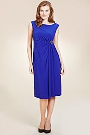 Per Una Slash Neck Brooch Dress