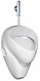 MrClever Urinal Zulauf von oben Ablauf nach hinten inkl. Drucksp�ler im Set, Ceravid C07366000