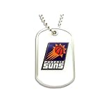 Phoenix Suns Dog Tag Necklace Charm Chain