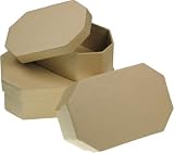 Eigenschaften Die Ideenwelt Ltd. / Pappschachtel Achteck natur 11,5x5,5x4,5cm ME 34727