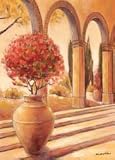 Produkt-Bild: Leinwand 'Il Giardino Rosso' von Mauro Cellini - Bild / Leinwand in den Ma&szlig;en von Breite 30 cm x H&ouml;he 40 cm
