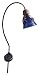 Toland Home Garden 240158 Blue Solar Art Glass Light