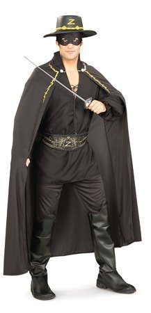ADULT ZORRO CARDED SET