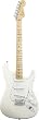 Fender American Standard Stratocaster&reg; Electric Guitar, Olympic White, Maple Fretboard